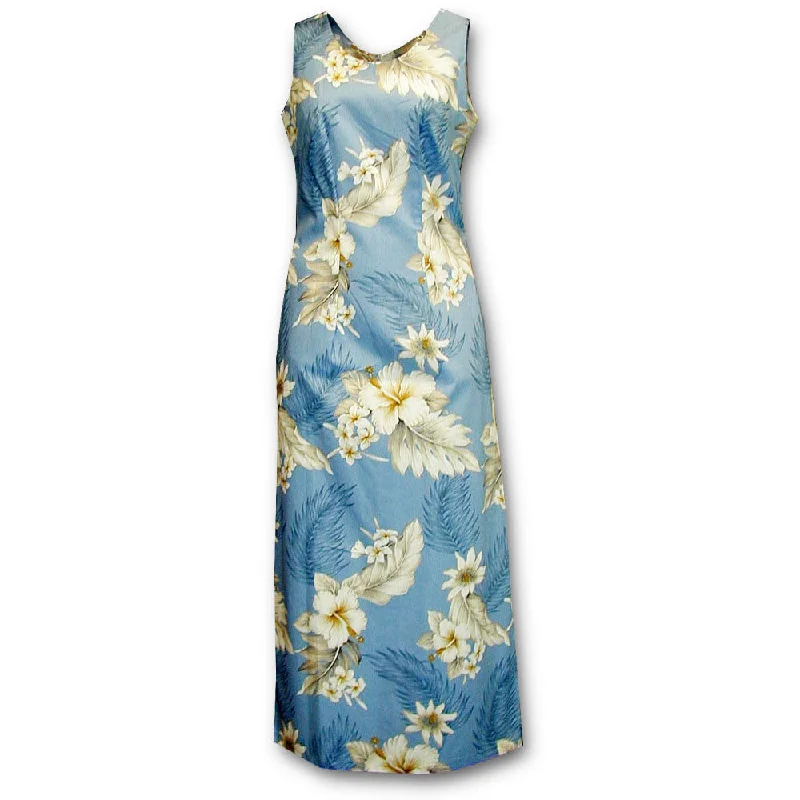 Exclusive Access Floral Garden Sky Long Tank Dress