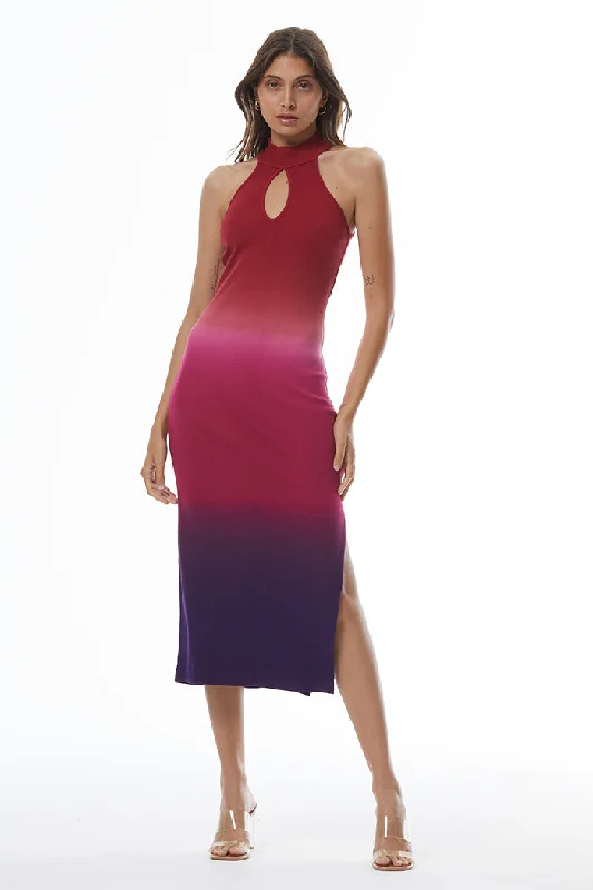 Deal Frenzy Kayla Dress // Red Velvet Ombre ~ NO RETURNS