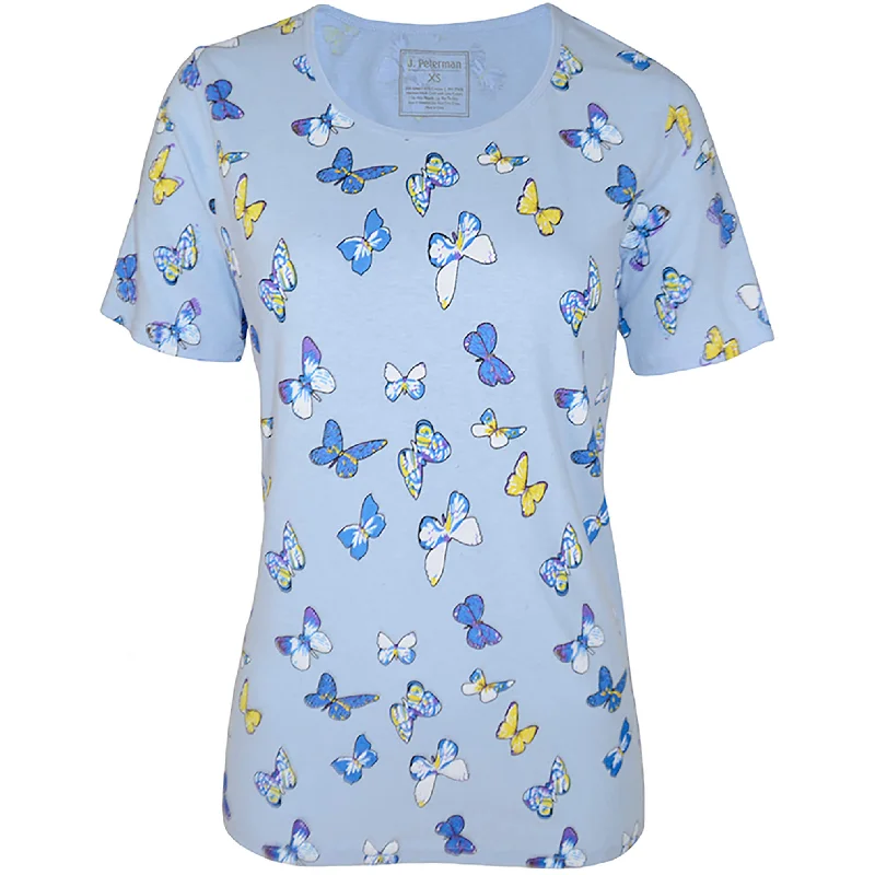 Final Clearance J. Peterman Women's Casual Linen Gardenista Tee