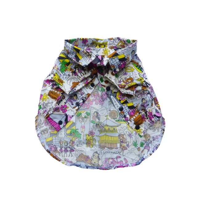 Take Advantage Osaka Town Print Dog's Shirts