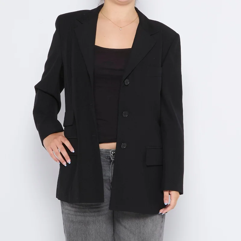 Fantastic Deals Buttoned Pocket  Blazer - L