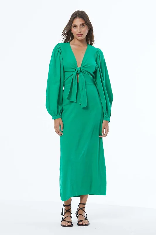 Steals and Deals Caza Dress // Island Green Pigment ~ NO RETURNS