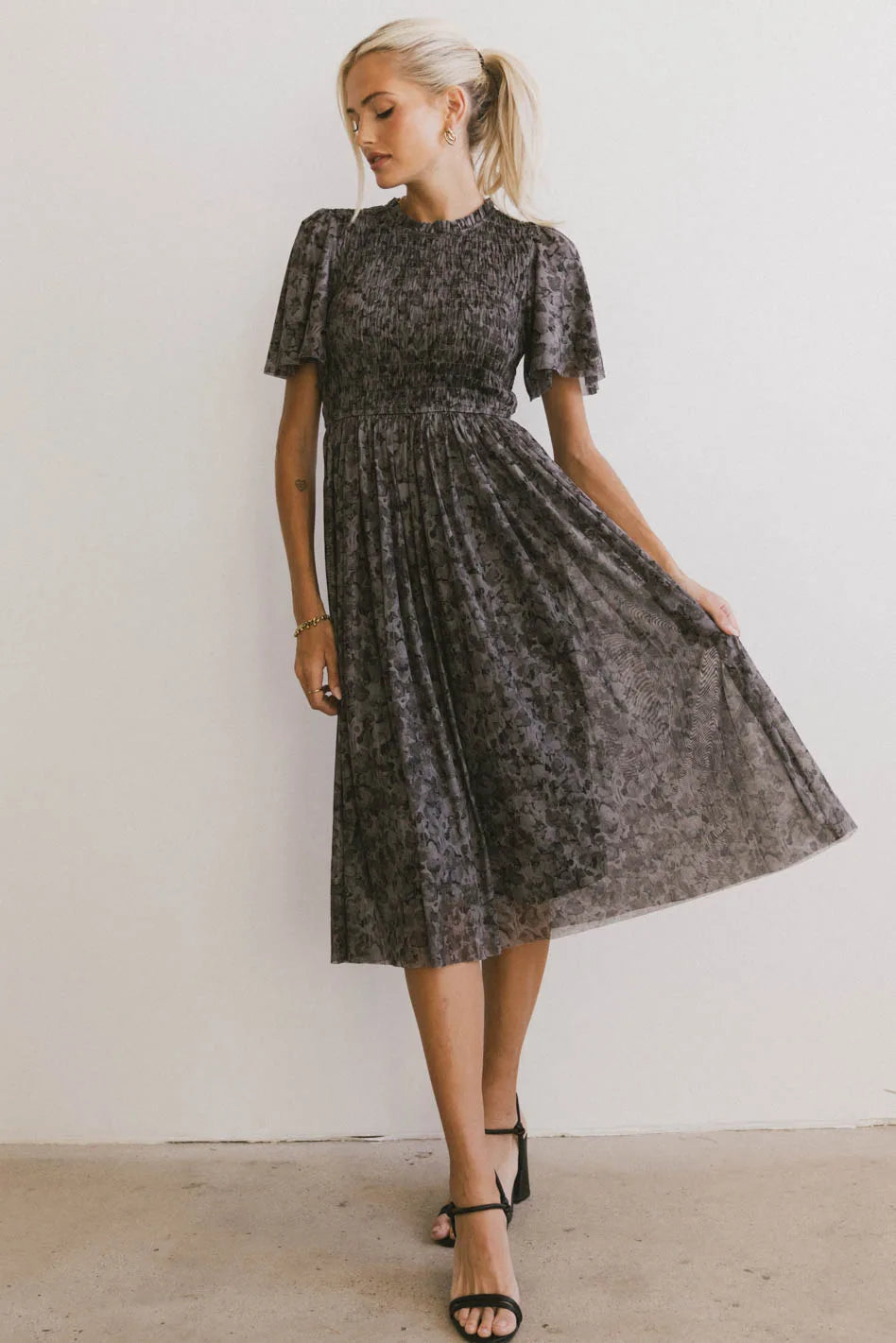 Deal Alert Sofia Midi Dress in Purple - FINAL SALE
