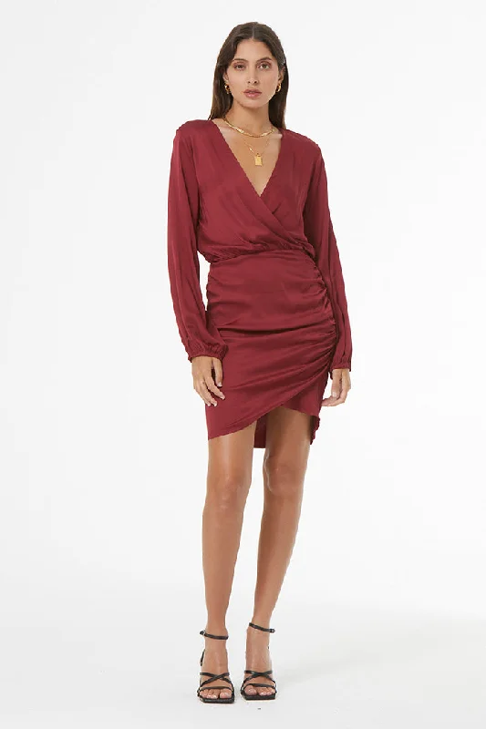 Unbeatable Prices Dante Dress // Garnet