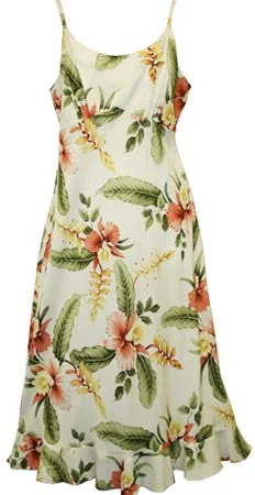 Extra Discounts Spaghetti Strap Mid-length Dress Sonic Beige
