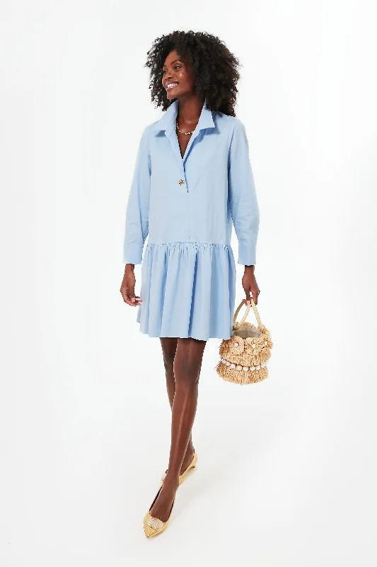 Price Drop Alert Light Blue Cleia Dress