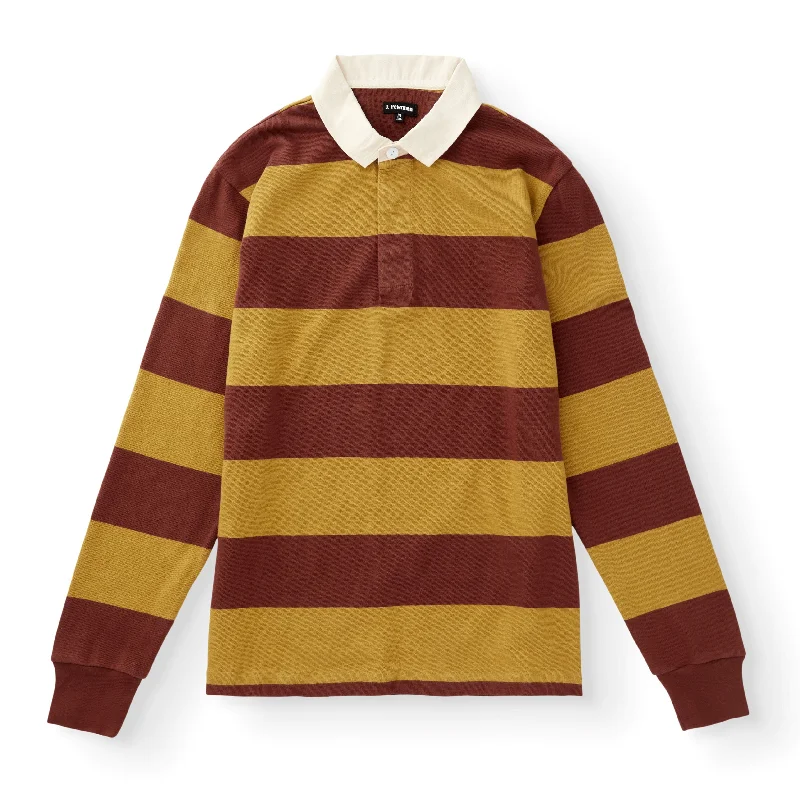 Clearance Items J. Peterman Men's Long Sleeve Collared Rugby Jersey