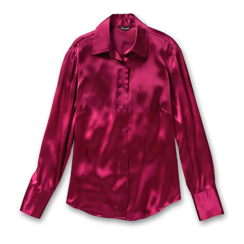Epic Deals J. Peterman Women's Long Sleeve Silk Button Down