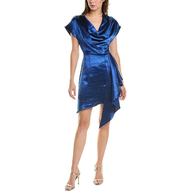 Price Reduction Womens Satin Blouson Cocktail And Party Dress