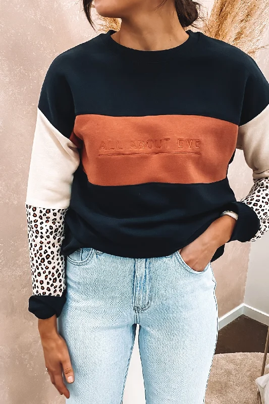 Steals and Deals Bold Panelled Crew Multicoloured