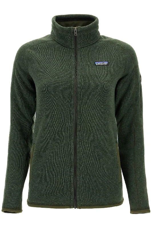 Super Bargain Women's Better Sweater Jacket With Zipper  - Verde