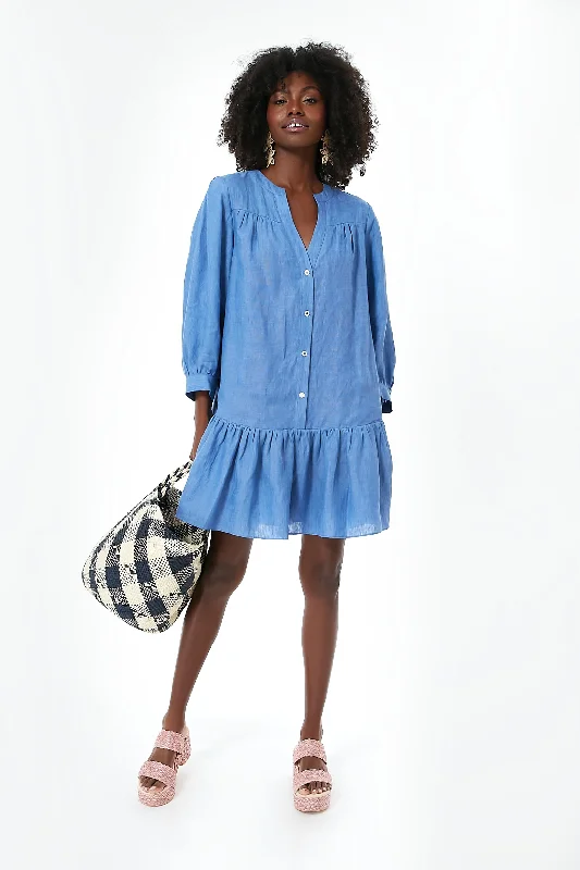 Quick Sale Lake Blue Frankie Dress