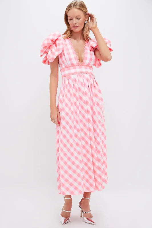 Super Sale Pink Curazao Vichy Dress